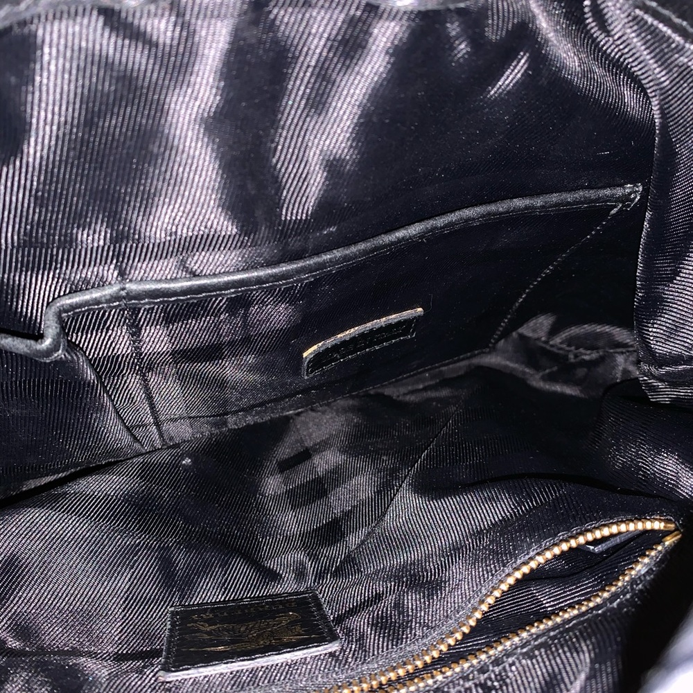 Burberry Quilted Black Leather Brook Hobo Shoulder Bag with Lock EUC - Picture 11 of 14